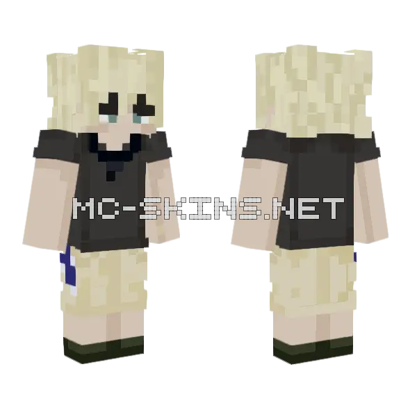 Jj Maybank Minecraft skin, front and back