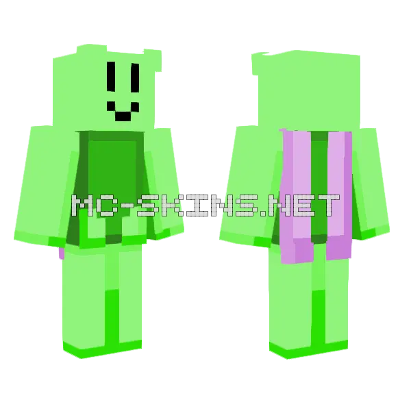 Jjs Locust Guy Minecraft skin, front and back