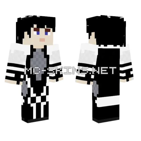 Jniomusic Hungergames Minecraft skin, front and back