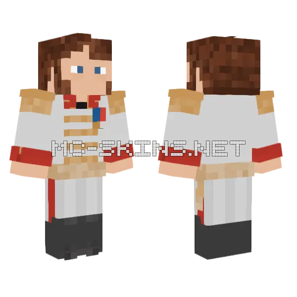 Joachim Murat Minecraft skin, front and back