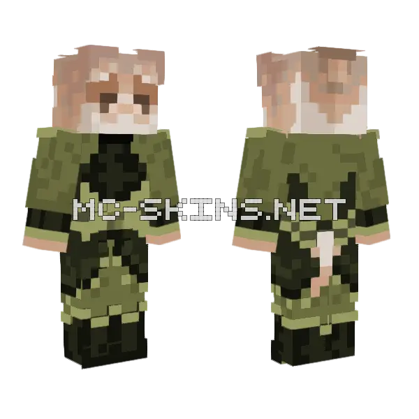 Joam Minecraft skin, front and back