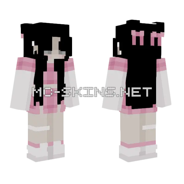 Joey Minecraft skin, front and back