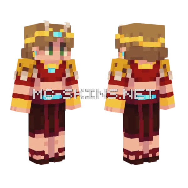 Joeygraceffa Speedpaint Minecraft skin, front and back