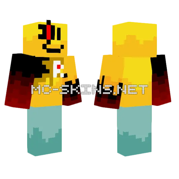 John Doe Forsaken Version Minecraft skin, front and back