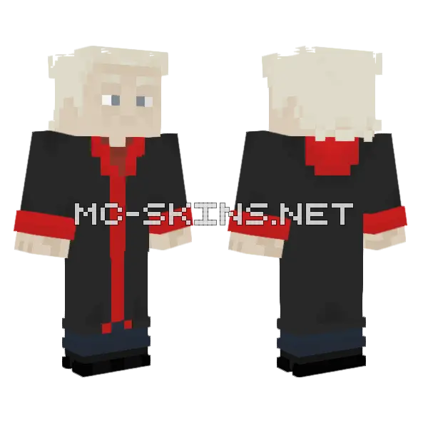 John Kramer Jigsaw Minecraft skin, front and back