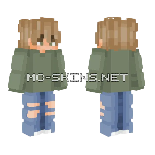 Johnathan Minecraft skin, front and back