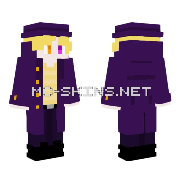 Jojo Fit Minecraft skin, front and back