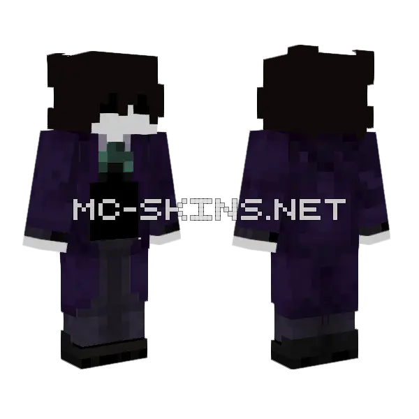 Joker Eboy Minecraft skin, front and back