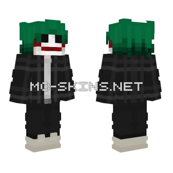 Joker Francisv2 Minecraft skin, front and back