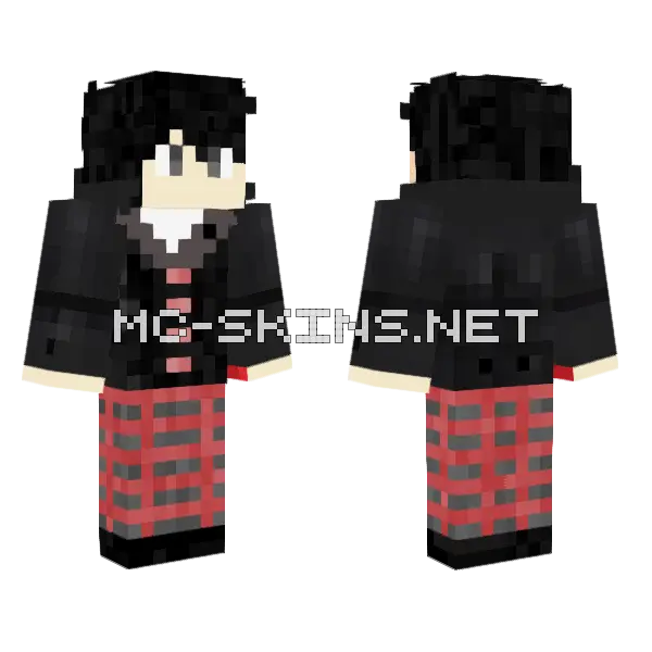 Joker Suit Minecraft skin, front and back