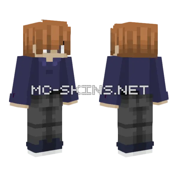 Jon Eddsworld Minecraft skin, front and back