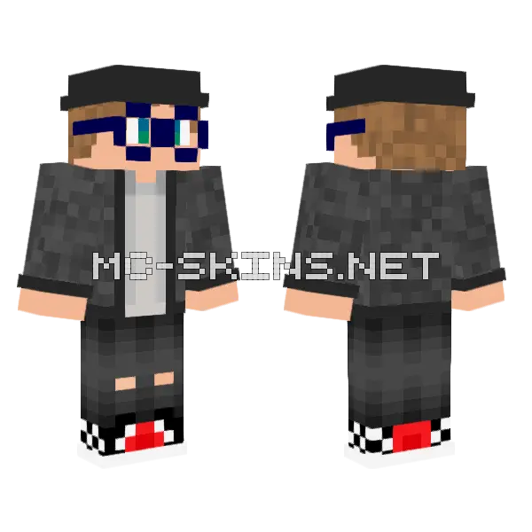 Jonas Own Design Minecraft skin, front and back