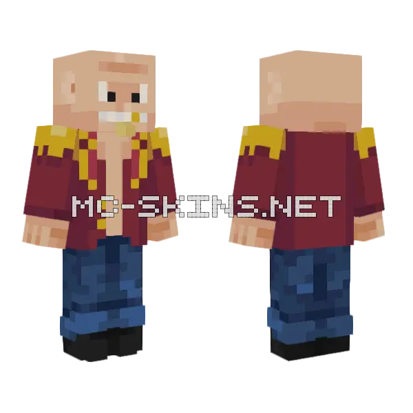 Jonas Roger Humano Minecraft skin, front and back