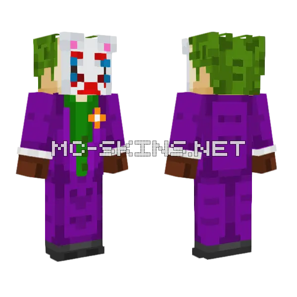 Jonkler Llama Minecraft skin, front and back