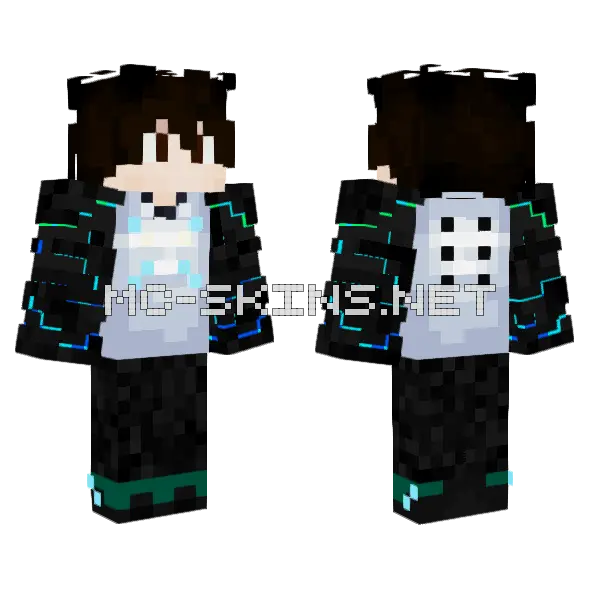 Jory Jelvin Jiller Minecraft skin, front and back