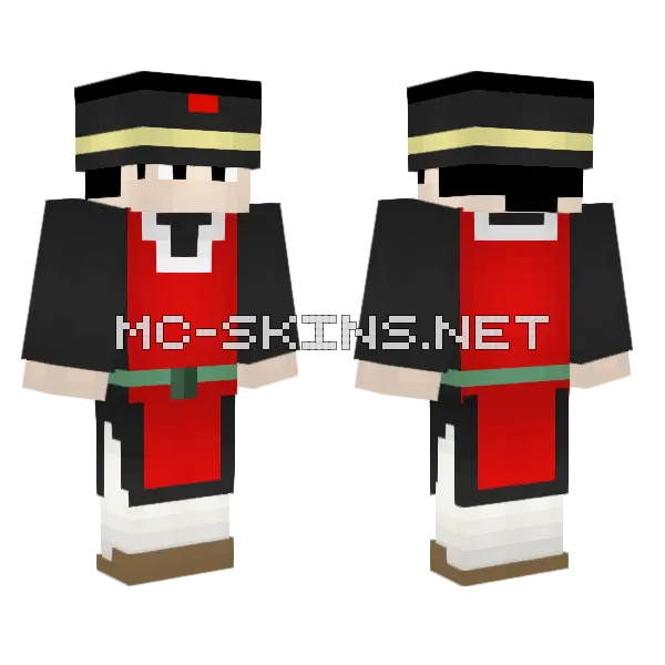 Joseon Hullyeondogam Skin Minecraft skin, front and back