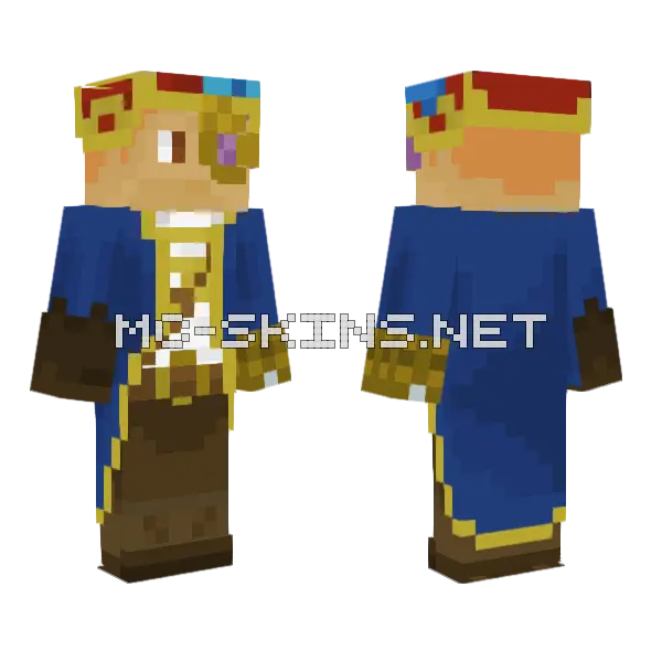 Joshua Cogkeep Minecraft skin, front and back