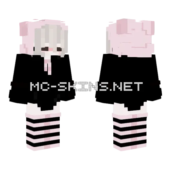 Joss Medias Minecraft skin, front and back