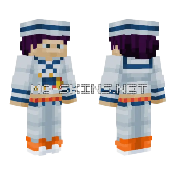 Josuke Part 8 Minecraft skin, front and back