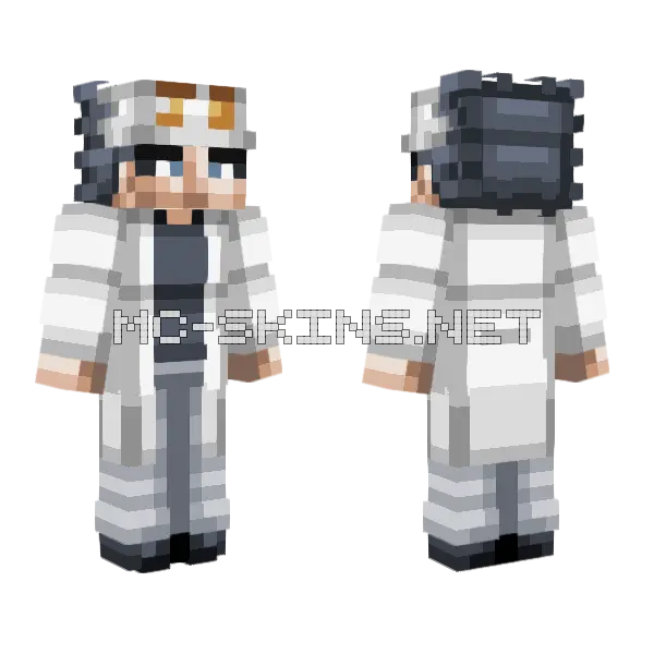 Jotaro Kujo Part 4 Minecraft skin, front and back
