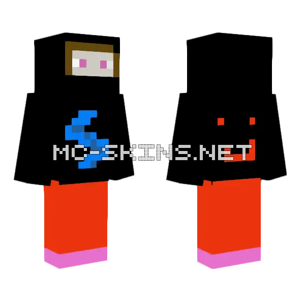 Joy Queen Minecraft skin, front and back
