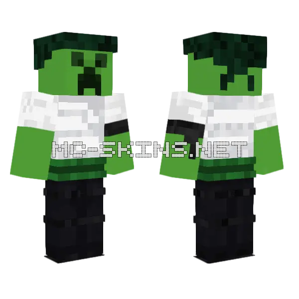 Jsuper Zoro 2 Minecraft skin, front and back