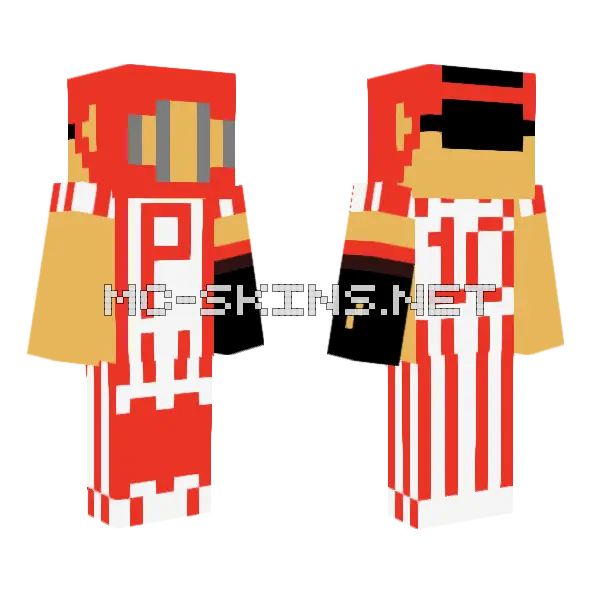 Jt Realmuto Almost Minecraft skin, front and back