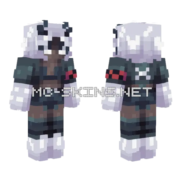 Judgement Skintober Minecraft skin, front and back