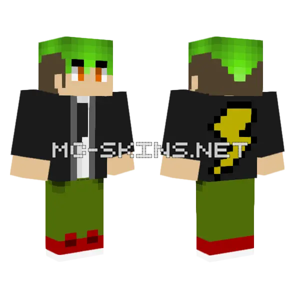 Judgment Skin Minecraft skin, front and back