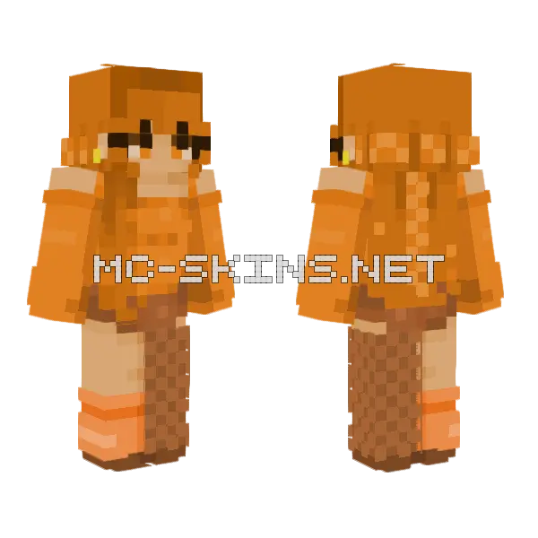 Juicy Rce Minecraft skin, front and back