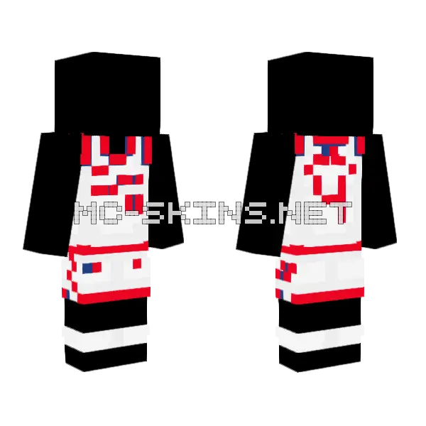 July 4th Outfit Minecraft skin, front and back