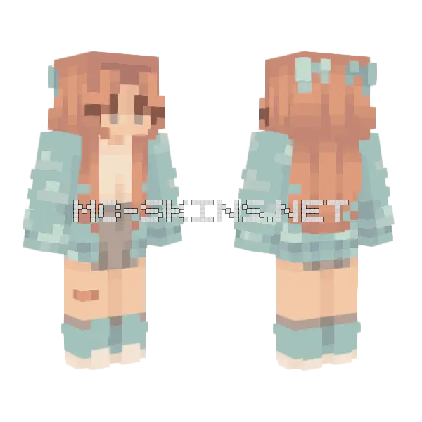 July Skin Minecraft skin, front and back