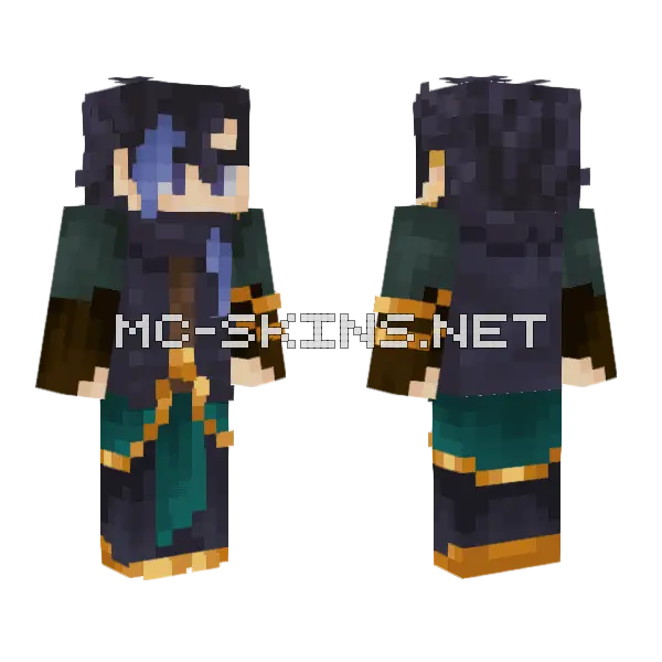 Jun Sun Haven Minecraft skin, front and back