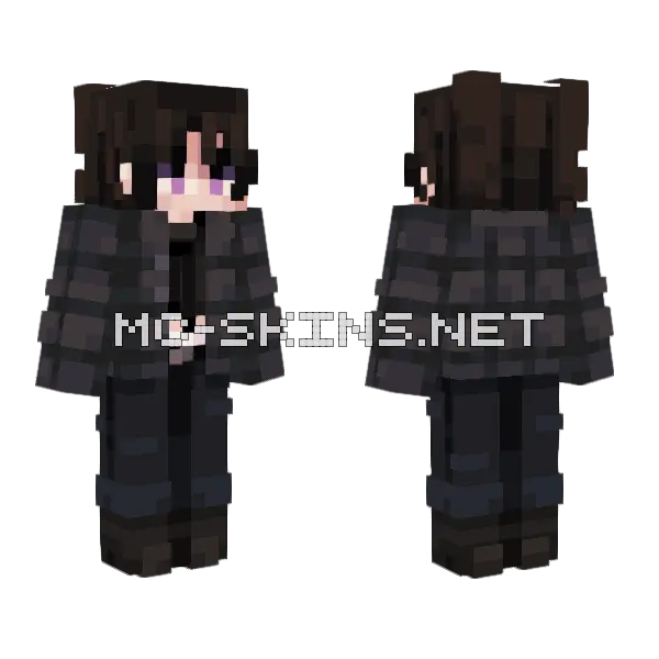 Jungkook BTS Minecraft skin, front and back