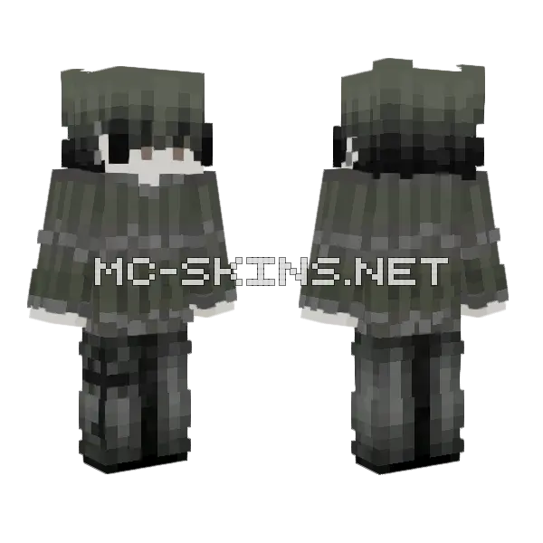 Jungle Temple Minecraft skin, front and back