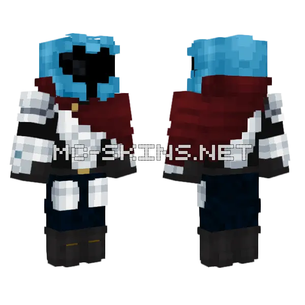 Jupiter RL Hood Down Minecraft skin, front and back