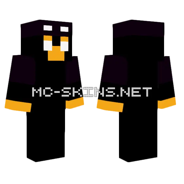 Just A Man Idk Minecraft skin, front and back