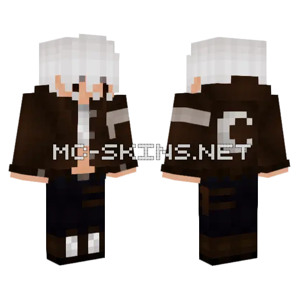 Just A Skin Minecraft skin, front and back