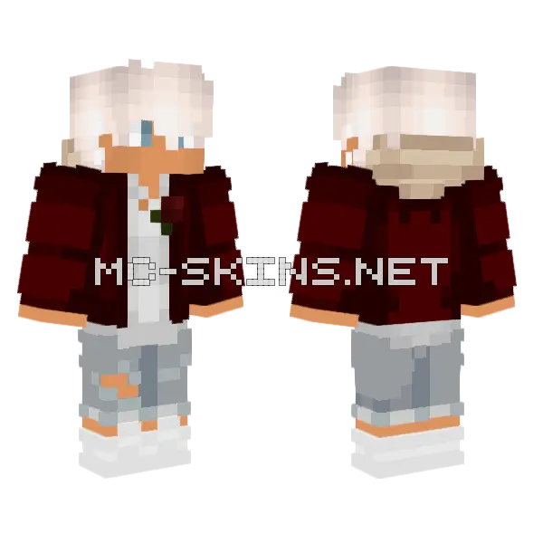 Just So Meh Yk Minecraft skin, front and back
