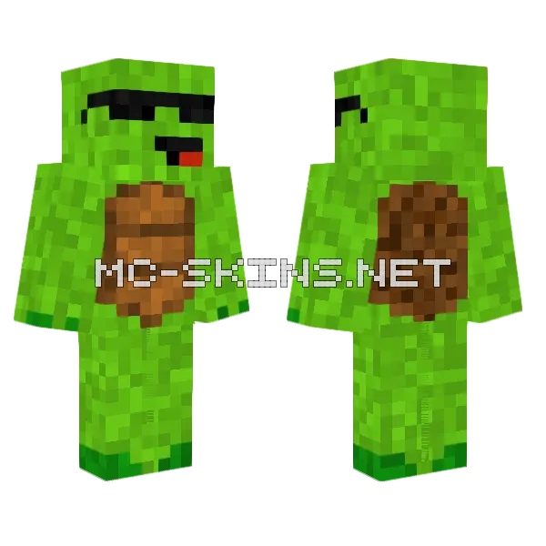 Justdashr Boy Minecraft skin, front and back