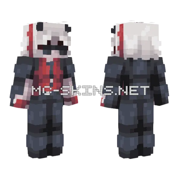 Justice Minecraft skin, front and back