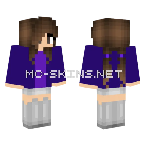Justice Skin 9 Minecraft skin, front and back