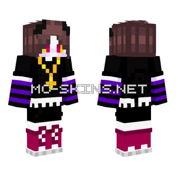 Justkivvi Official Skin Minecraft skin, front and back