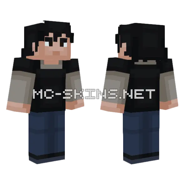 Jyythgrhuhjyhyjtju Minecraft skin, front and back