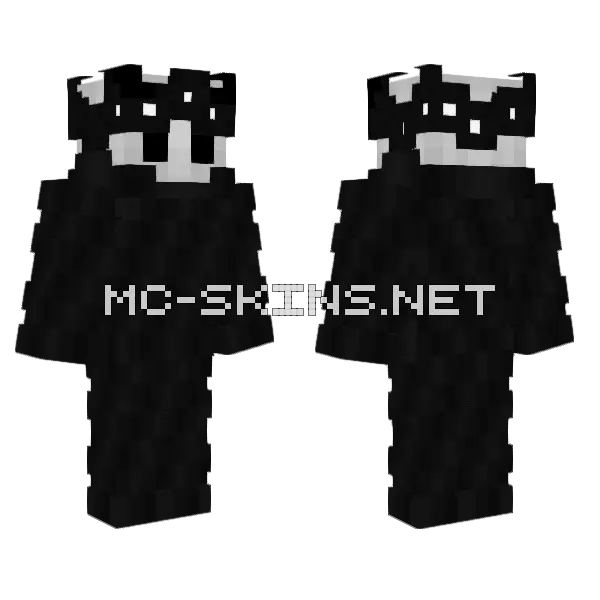 K1d1 Honeycomb Minecraft skin, front and back