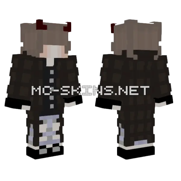 K1d1s Skin Minecraft skin, front and back