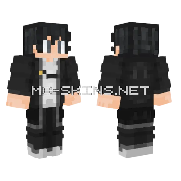 Kaguma Minecraft skin, front and back