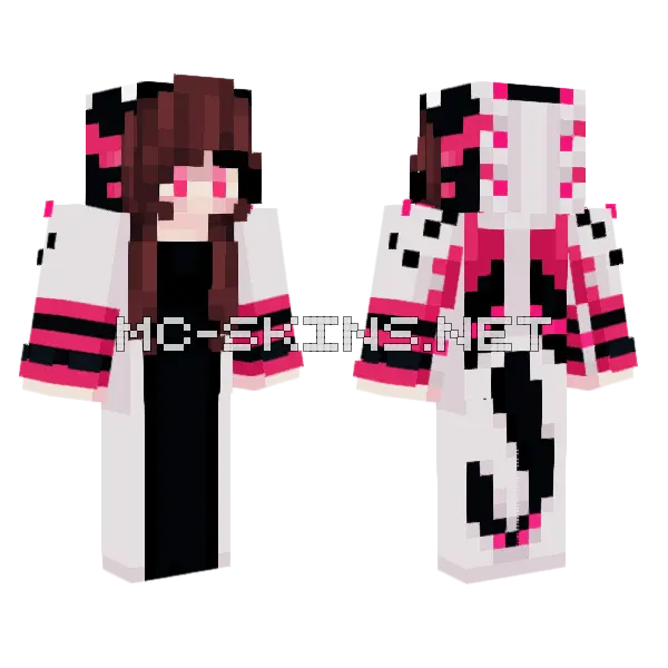 Kai Minecraft skin, front and back
