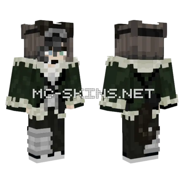 Kairo Minecraft skin, front and back