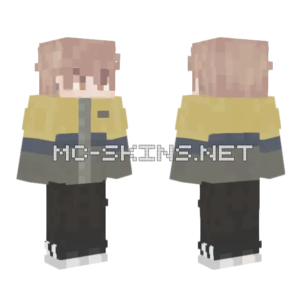 Kaizou2 Minecraft skin, front and back